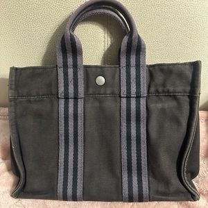 Hermes Mini Canvas Tote